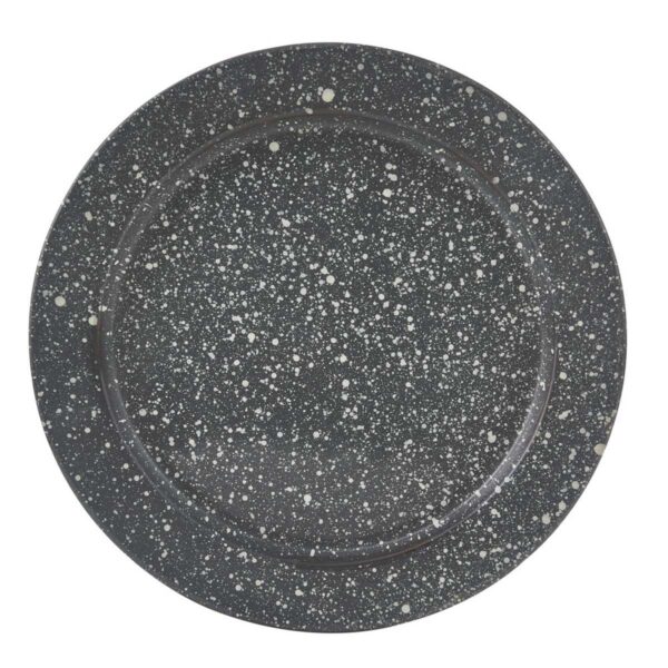 Park Designs - Granite Enamelware Dinner Plate Set of 4 - Gray 065-650G