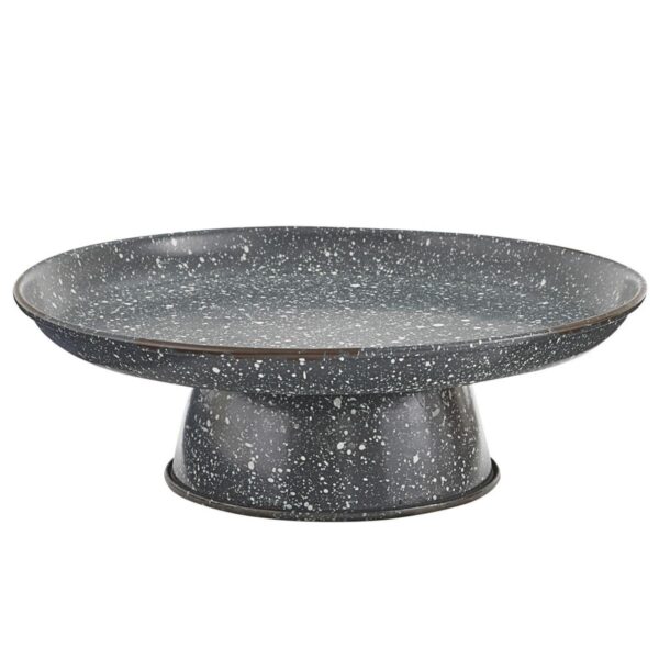Park Designs - Granite Enamelware Cake Pedestal - Gray 065-695G