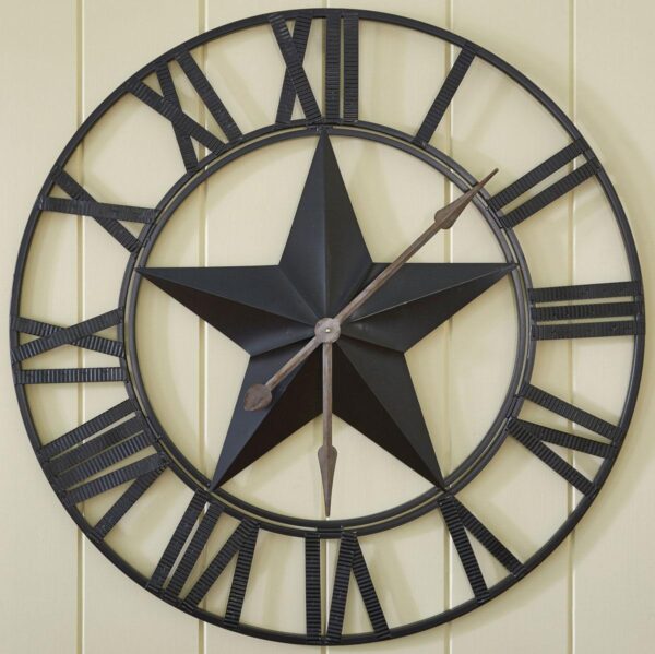 Park Designs - Star Wall Clock 21-048
