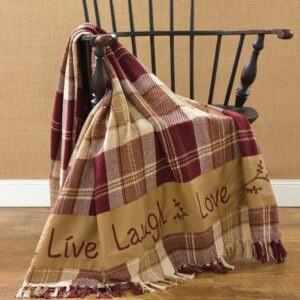 Park Designs - Live Laugh Love Throw 314-22