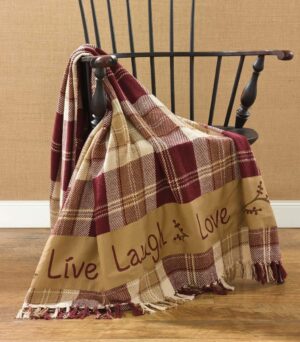 Park Designs - Live Laugh Love Throw 314-22