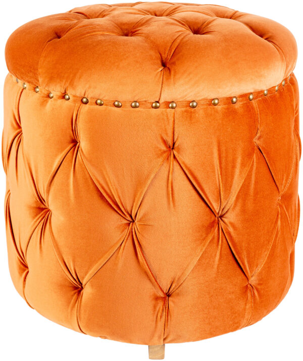 Surya - Amana Ottoman - Orange AAA-005