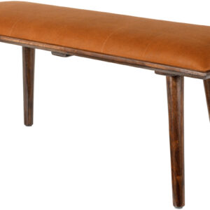 Surya - Aegeus Leather Bench - Orange AEG-003