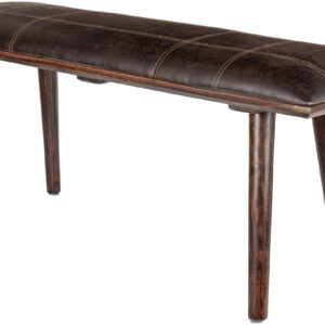 Surya - Aegeus Leather Bench - Dark Brown AEG-005