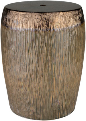 Surya - Amalie Garden Stool - Gold AML-001