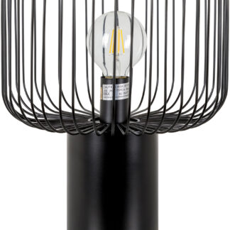 Surya - Auxvasse Table Lamp - Black 12" AUX-002