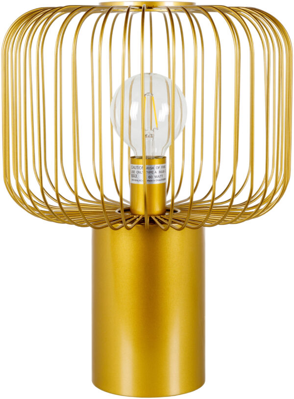 Surya - Auxvasse Table Lamp - Gold 12" AUX-004