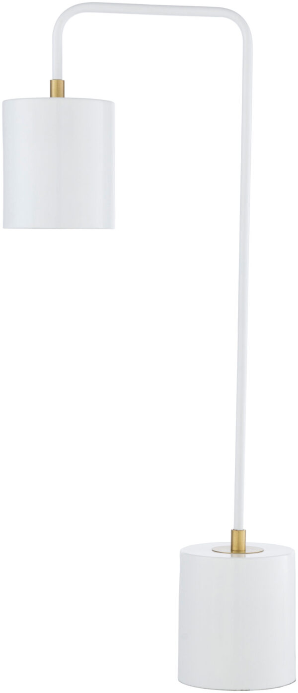 Surya - Boomer Table Lamp - White BME-003