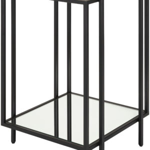 Surya - Alecsa Square End Table 16" - Black EAA-002