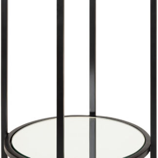 Surya - Alecsa Round End Table - Black EAA-004