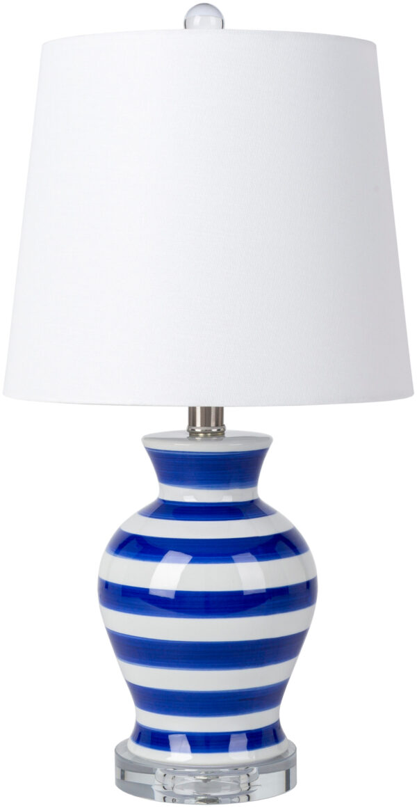 Surya - Furneaux Table Lamp - Blue Stripes FRX-002