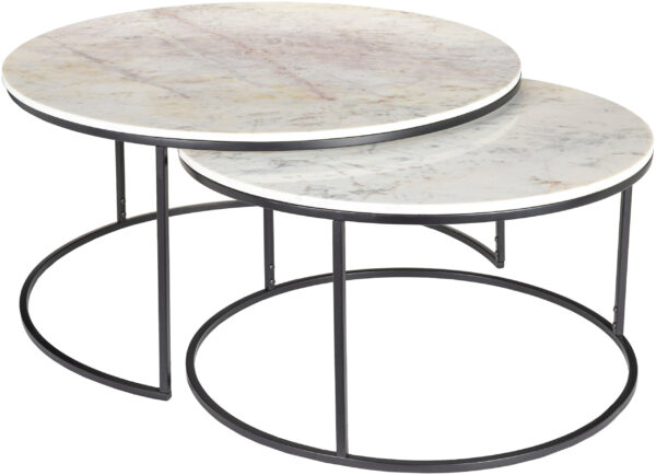 Surya - Hearthstone Nesting Table Set HTS-005 HTS-005