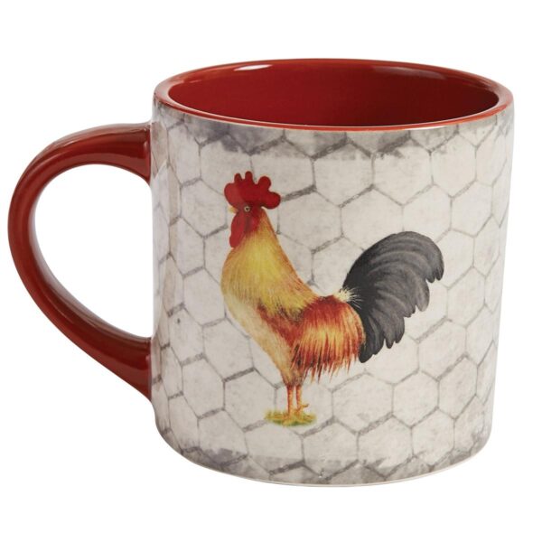 Park Designs - Break of Day Rooster Mug Set of 4 4969-660