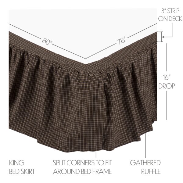 VHC-10143 - Kettle Grove King Bed Skirt 78x80x16