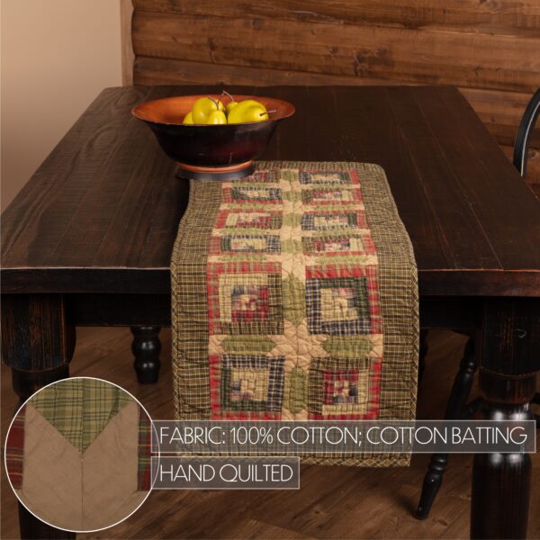 VHC-10745 - Tea Cabin Runner Quilted 13x36