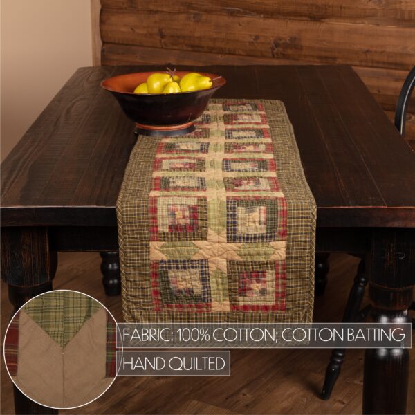 VHC-10746 - Tea Cabin Runner Quilted 13x48