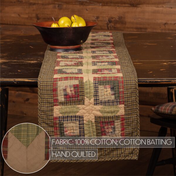 VHC-10747 - Tea Cabin Runner Quilted 13x72