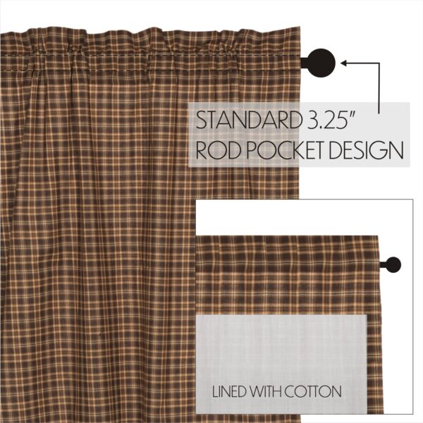 VHC-14568 - Prescott Prairie Curtain Scalloped Set of 2 36x63x18