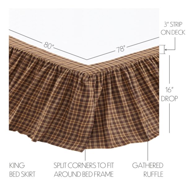 VHC-14955 - Prescott King Bed Skirt 78x80x16