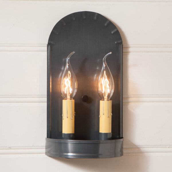 Country Tin Arch Sconce in Country Tin Wired Sconces