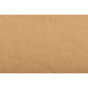 VHC-17130 - Burlap Natural Fringed Queen Bed Skirt 60x80x16