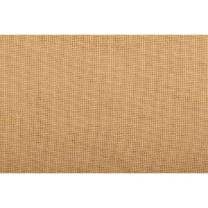 VHC-17131 - Burlap Natural Fringed Twin Bed Skirt 39x76x16