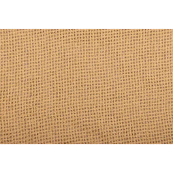 VHC-18323 - Burlap Natural Fabric Euro Sham w/ Fringed Ruffle 26x26