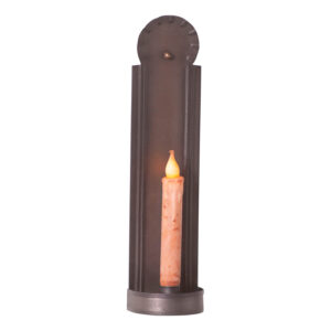 Kettle Black Slim Colonial Tin Candle Sconce