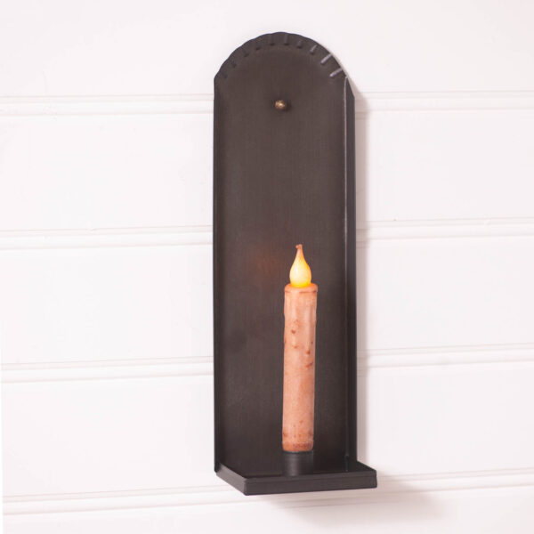 Kettle Black Georgetown Colonial Tin Candle Sconce Candle Holders