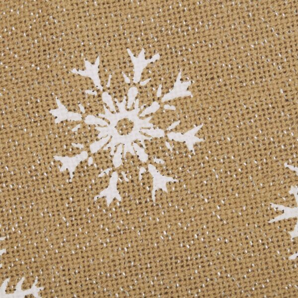 VHC-26618 - Snowflake Burlap Pillow If Kisses..Snowflakes Set of 2 7x13