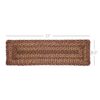 VHC-28142 - Burgundy Tan Jute Stair Tread Latex Rect 8.5x27