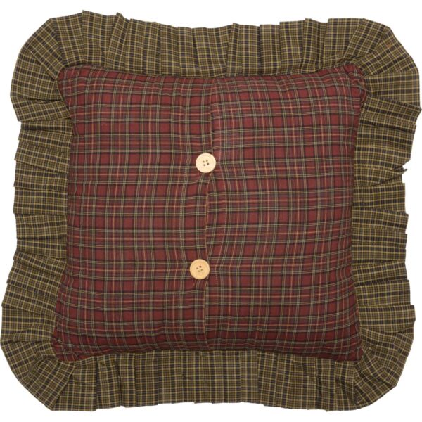 VHC-32179 - Tea Cabin Fabric Ruffled Pillow 16x16