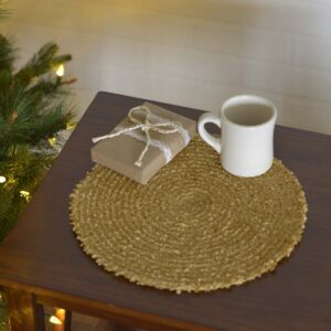 VHC-32232 - Dyani Gold 13" Tablemat Set of 6
