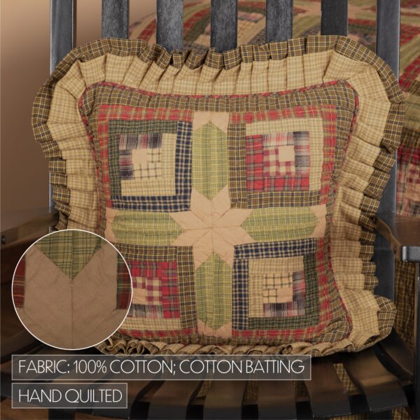 VHC-32943 - Tea Cabin Pillow Quilted 16x16