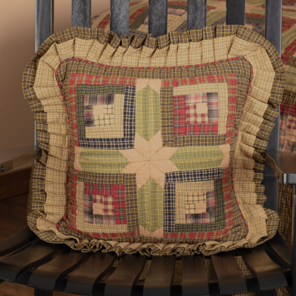 VHC-32943 - Tea Cabin Pillow Quilted 16x16