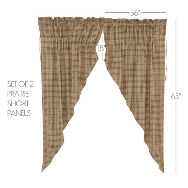 VHC-34080 - Sawyer Mill Prairie Curtain Set of 2 63x36x18