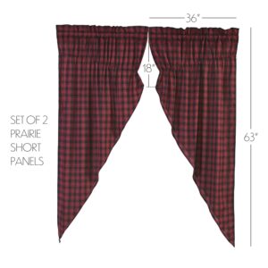 VHC-34091 - Cumberland Prairie Curtain Set of 2 63x36x18