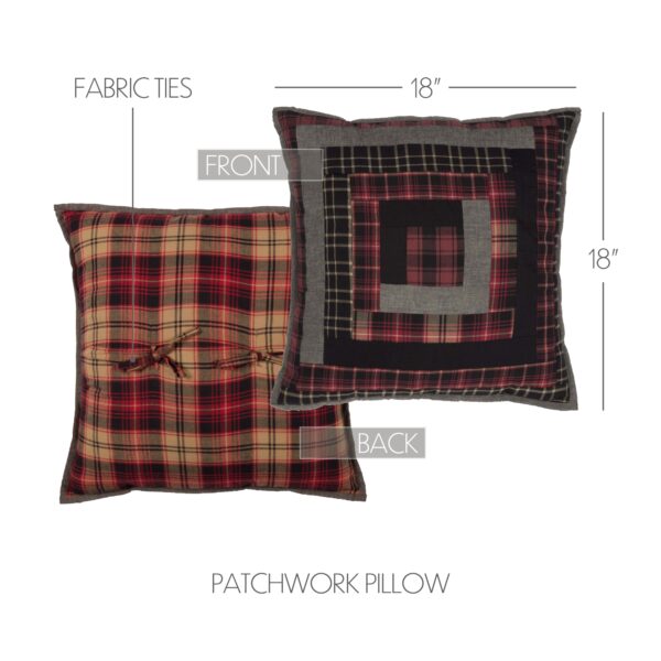 VHC-34276 - Cumberland Patchwork Pillow 18x18