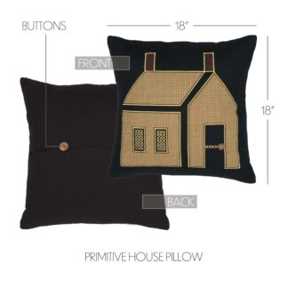 VHC-34365 - Primitive House Pillow 18x18