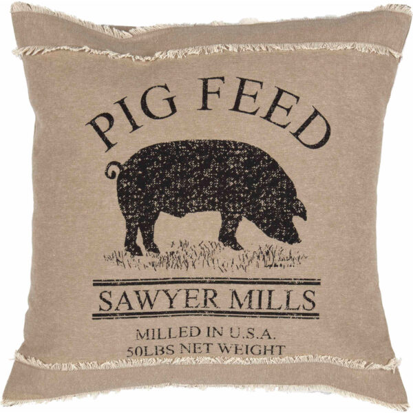 VHC-34383 - Sawyer Mill Pig Pillow 18x18