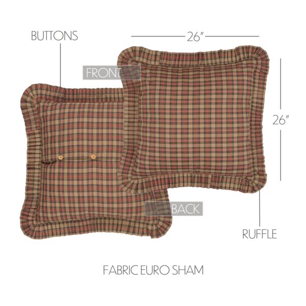 VHC-39465 - Crosswoods Fabric Euro Sham 26x26