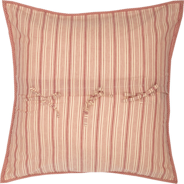 VHC-51318 - Sawyer Mill Red Quilted Euro Sham 26x26