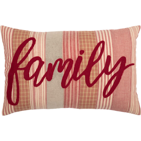 VHC-51319 - Sawyer Mill Red Family Pillow 14x22