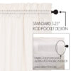 VHC-51368 - Simple Life Flax Antique White Prairie Long Panel Set of 2 84x36x18