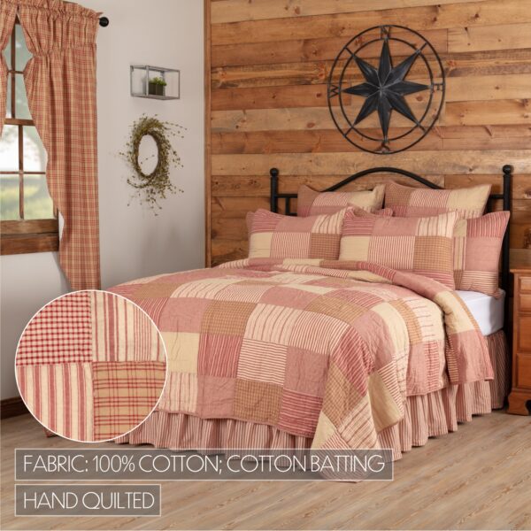 VHC-51938 - Sawyer Mill Red King Quilt 105Wx95L