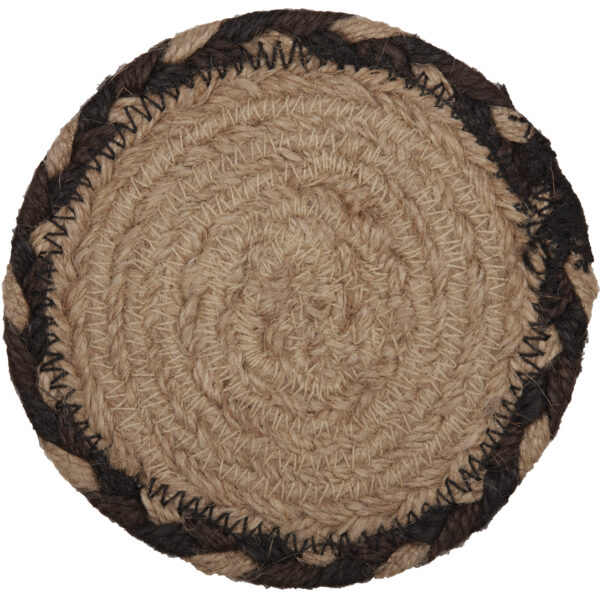 VHC-56767 - Sawyer Mill Charcoal Plow Jute Coaster Set of 6