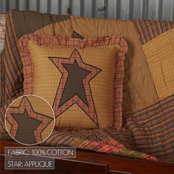 VHC-56781 - Stratton Applique Star Pillow 12x12