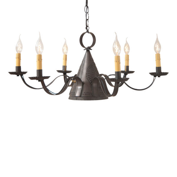 Kettle Black Madison Chandelier in Kettle Black