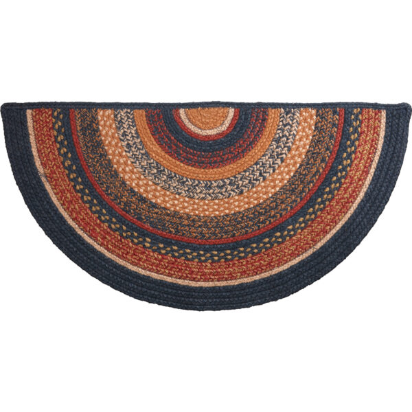 VHC-69449 - Stratton Jute Rug Half Circle w/ Pad 16.5x33