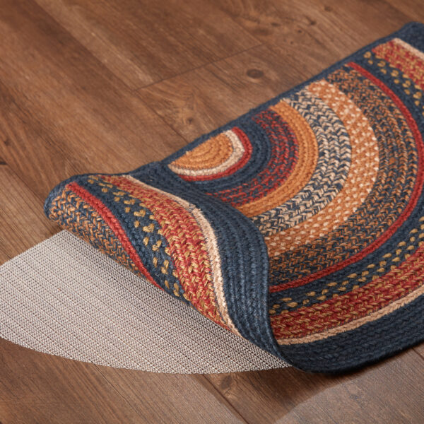 VHC-69449 - Stratton Jute Rug Half Circle w/ Pad 16.5x33